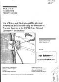 Cover page: (NDC-16) Use of Integrated Geologic and Geophysical Information for Characterizing the Structure of Fracture Systems at the US/BK Site, Grimsel Laboratory, Switzerland