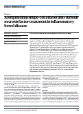 Cover page: A longitudinal single-cell atlas of anti-tumour necrosis factor treatment in inflammatory bowel disease.