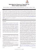 Cover page: Multiobjective Reservoir Operation for Water Quality Optimization