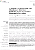 Cover page: 3-Sialyllactose Protects SW1353 Chondrocytic Cells From Interleukin-1β-Induced Oxidative Stress and Inflammation.