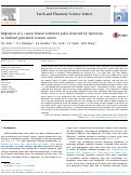 Cover page: Migration of a coarse fluvial sediment pulse detected by hysteresis in bedload generated seismic waves