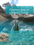 Cover page: Planners Role in Climate change