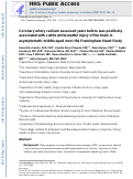 Cover page: Coronary Artery Calcium Assessed Years Before Was Positively Associated With Subtle White Matter Injury of the Brain in Asymptomatic Middle-Aged Men: The Framingham Heart Study