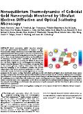 Cover page: Nonequilibrium Thermodynamics of Colloidal Gold Nanocrystals Monitored by Ultrafast Electron Diffraction and Optical Scattering Microscopy