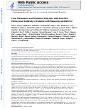 Cover page: Liver Metastasis and Treatment Outcome with Anti-PD-1 Monoclonal Antibody in Patients with Melanoma and NSCLC