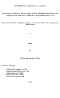 Cover page: From Southern California to Southern Africa: Translocal Black Internationalism in Los Angeles and San Diego from Civil Rights to Antiapartheid, 1960 to 1994