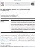 Cover page: Bone marrow adipose tissue composition and glycemic improvements after gastric bypass surgery