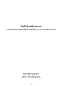 Cover page: The Underpaid Superstar:  The Max Contract’s Effect on Parity within the 2015-2016 NBA Microeconomy