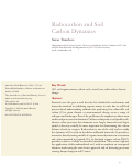 Cover page: Radiocarbon and Soil Carbon Dynamics