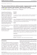 Cover page: The associations between anthropometric measurements and left ventricular structure and function: the Echo‐SOL Study