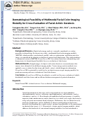 Cover page: Dermatological feasibility of multimodal facial color imaging modality for cross‐evaluation of facial actinic keratosis