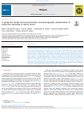 Cover page: A predictive model and socioeconomic and demographic determinants of under-five mortality in Sierra Leone