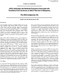 Cover page: ANCA Antibodies with Moderate Proteinuria Associated with Transitional Cell Carcinoma, an ANCA Flare due to Malignancy The ANCA-malignancy link