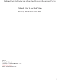 Cover page: Building a Productive Trading Zone in Educational Assessment Research and Practice