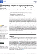 Cover page: Probing the Drug Dynamics of Chemotherapeutics Using Metasurface-Enhanced Infrared Reflection Spectroscopy of Live Cells.