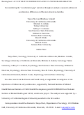 Cover page: Reconsidering the "acculturation gap" narrative through an analysis of parent-adolescent acculturation differences and youth problem behavior in Mexican American families