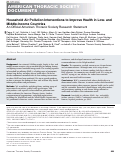 Cover page: Household Air Pollution Interventions to Improve Health in Low- and Middle-Income Countries: An Official American Thoracic Society Research Statement.