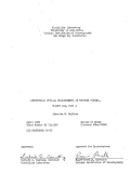 Cover page: Atmospheric optical measurements in western Florida, Flight 112, Part I