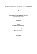 Cover page: Does Prosocial Identity Protect Justice-involved Youth from Reoffending? Testing Components of a Treatment-Relevant Theory