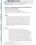 Cover page: Trajectories of Familism Values and the Prosocial Tendencies of Mexican American Adolescents