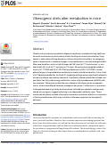 Cover page: Obesogenic diets alter metabolism in mice.