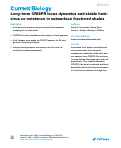 Cover page: Long-term CRISPR locus dynamics and stable host-virus co-existence in subsurface fractured shales