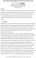 Cover page: Three-dimensional instability of internal gravity wave beams