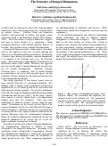 Cover page: The Structure of Integral Dimensions