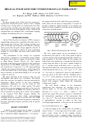 Cover page: Helical Pulse Line Structures for Ion Acceleration