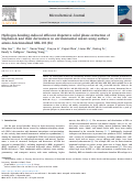 Cover page: Hydrogen-bonding-induced efficient dispersive solid phase extraction of bisphenols and their derivatives in environmental waters using surface amino-functionalized MIL-101(Fe)