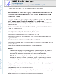 Cover page: Development of a text messaging system to improve receipt of survivorship care in adolescent and young adult survivors of childhood cancer