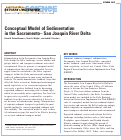 Cover page: A Conceptual Model of Sedimentation in the Sacramento–San Joaquin Delta