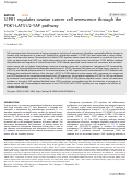 Cover page: S1PR1 regulates ovarian cancer cell senescence through the PDK1-LATS1/2-YAP pathway.