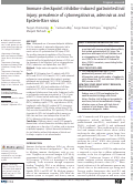 Cover page of Immune checkpoint inhibitor-induced gastrointestinal injury: prevalence of cytomegalovirus, adenovirus and Epstein-Barr virus