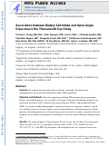 Cover page: Association Between Dietary Salt Intake and Open Angle Glaucoma in the Thessaloniki Eye Study