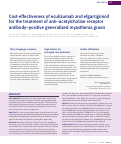 Cover page: Cost-effectiveness of eculizumab and efgartigimod for the treatment of anti-acetylcholine receptor antibody-positive generalized myasthenia gravis.