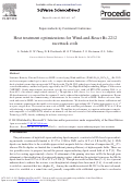 Cover page: Heat Treatment Optimizations for Wind-and-React Bi-2212 Racetrack Coils