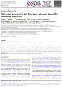 Cover page: Reference genome for the American rubyspot damselfly, Hetaerina americana