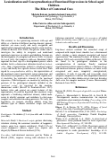 Cover page: Lexicalization and Conceptualization of Emotional Expressions in School-Aged Children. The Effect of Contextual Cues