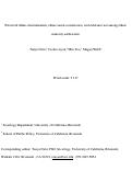 Cover page: Perceived ethnic discrimination, ethnic-racial socialization, and substance use among ethnic minority adolescents