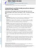 Cover page: Lifestyle behaviors and ethnic identity among diverse women at high risk for type 2 diabetes