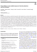 Cover page: UCancellation: A new mobile measure of selective attention and concentration