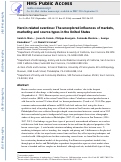 Cover page: Heroin-related overdose: The unexplored influences of markets, marketing and source-types in the United States.