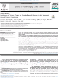 Cover page: Incidence of Trigger Finger in Surgically and Nonsurgically Managed Carpal Tunnel Syndrome