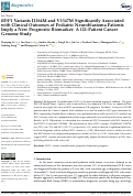 Cover page: BDP1 Variants I1264M and V1347M Significantly Associated with Clinical Outcomes of Pediatric Neuroblastoma Patients Imply a New Prognostic Biomarker: A 121-Patient Cancer Genome Study