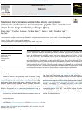 Cover page: Functional characterization, antimicrobial effects, and potential antibacterial mechanisms of new mastoparan peptides from hornet venom (Vespa ducalis, Vespa mandarinia, and Vespa affinis)