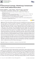 Cover page: Bi-Directional Learning: Identifying Contaminants on the Yurok Indian Reservation