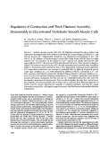 Cover page: Regulation of contraction and thick filament assembly-disassembly in glycerinated vertebrate smooth muscle cells.