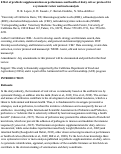 Cover page: Effect of prebiotic supplementation on performance and health of dairy calves: protocol for a systematic review and meta-analysis