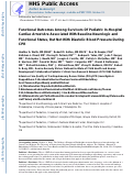 Cover page: Functional outcomes among survivors of pediatric in-hospital cardiac arrest are associated with baseline neurologic and functional status, but not with diastolic blood pressure during CPR